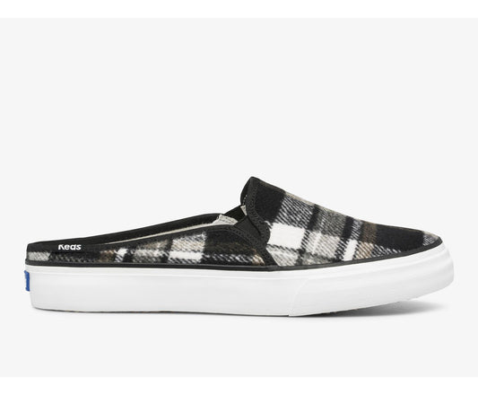 Keds Women Double Decker Mule Plaid