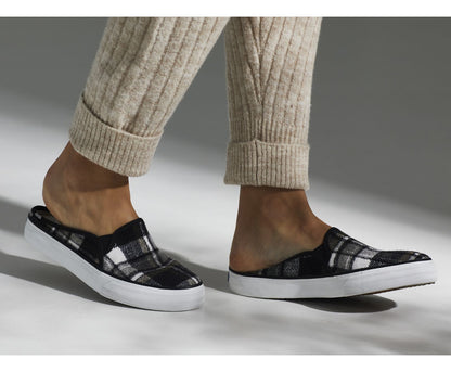 Keds Women Double Decker Mule Plaid