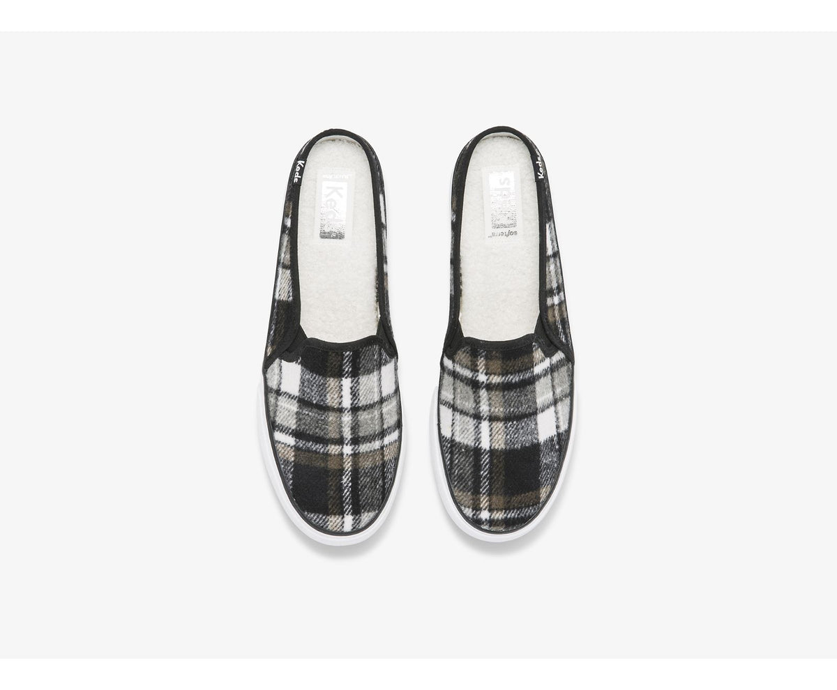 Keds Women Double Decker Mule Plaid