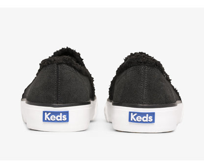 Keds Women Double Decker Suede Faux Shearling