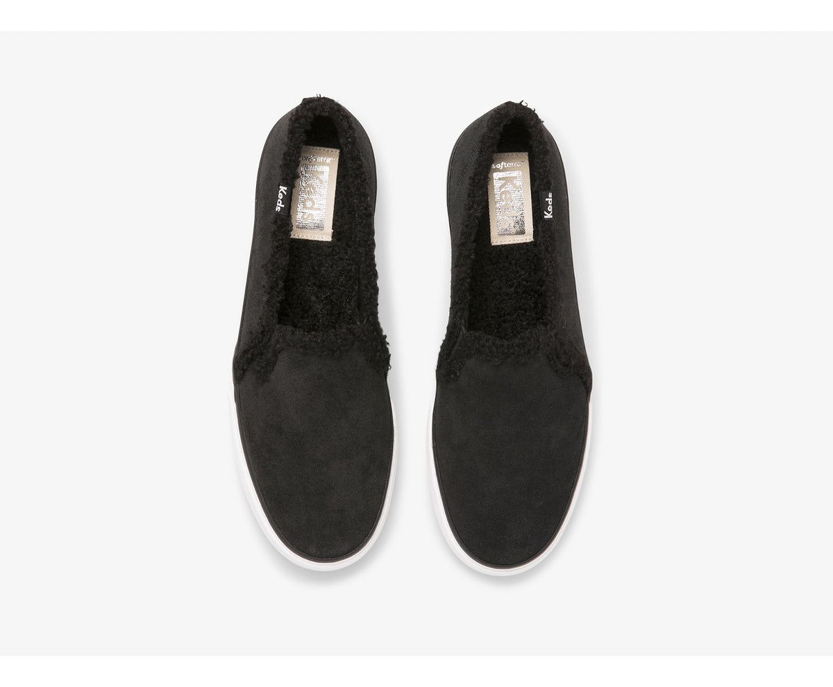 Keds Women Double Decker Suede Faux Shearling