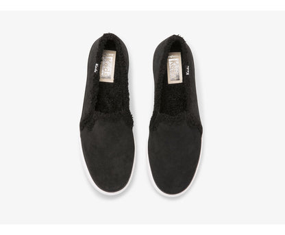 Keds Women Double Decker Suede Faux Shearling