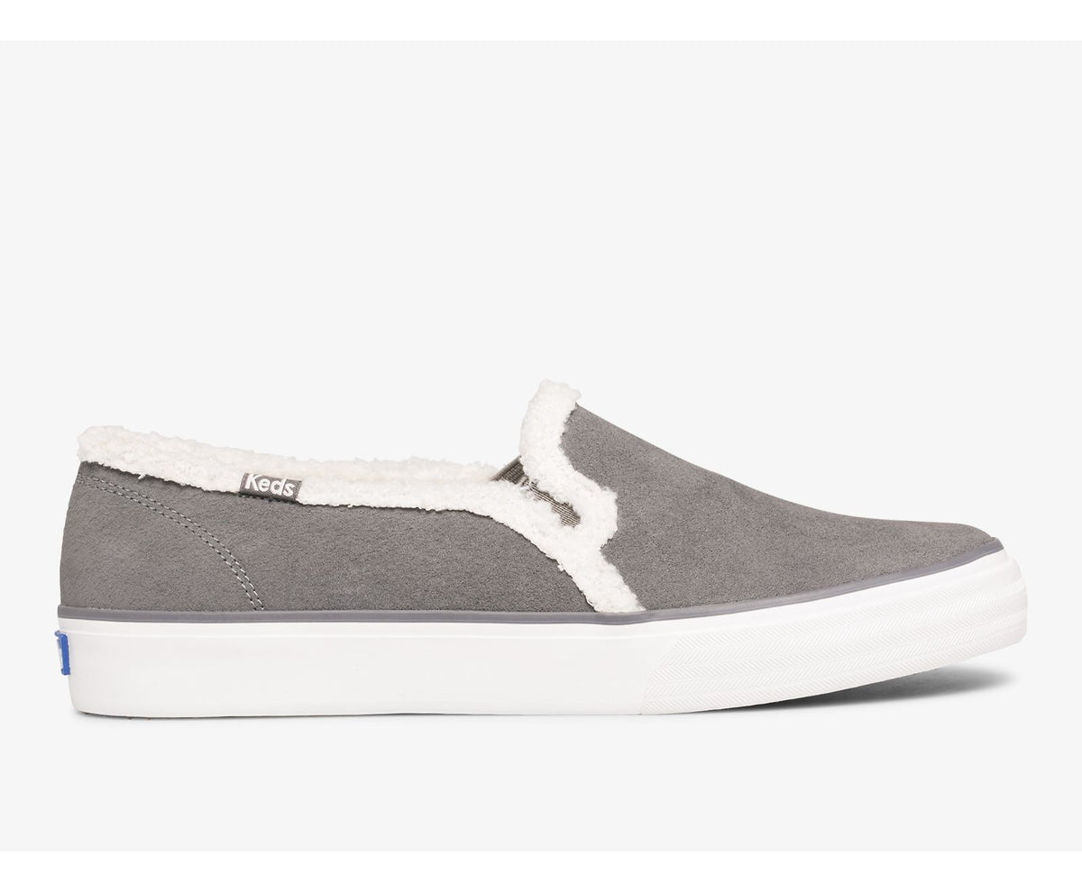 Keds Women Double Decker Suede Faux Shearling
