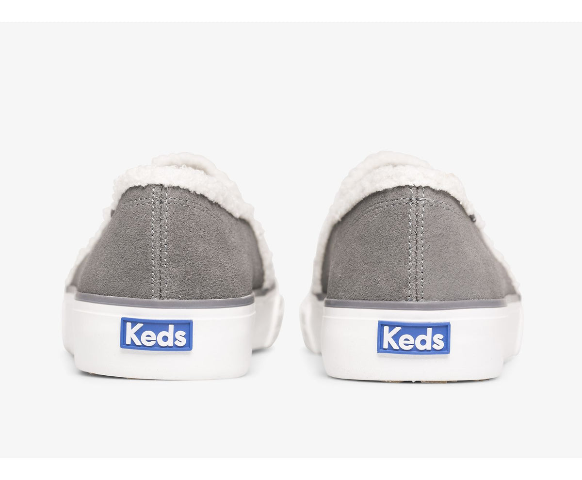 Keds Women Double Decker Suede Faux Shearling