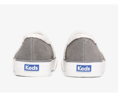Keds Women Double Decker Suede Faux Shearling