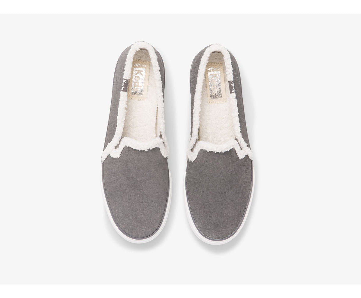 Keds Women Double Decker Suede Faux Shearling