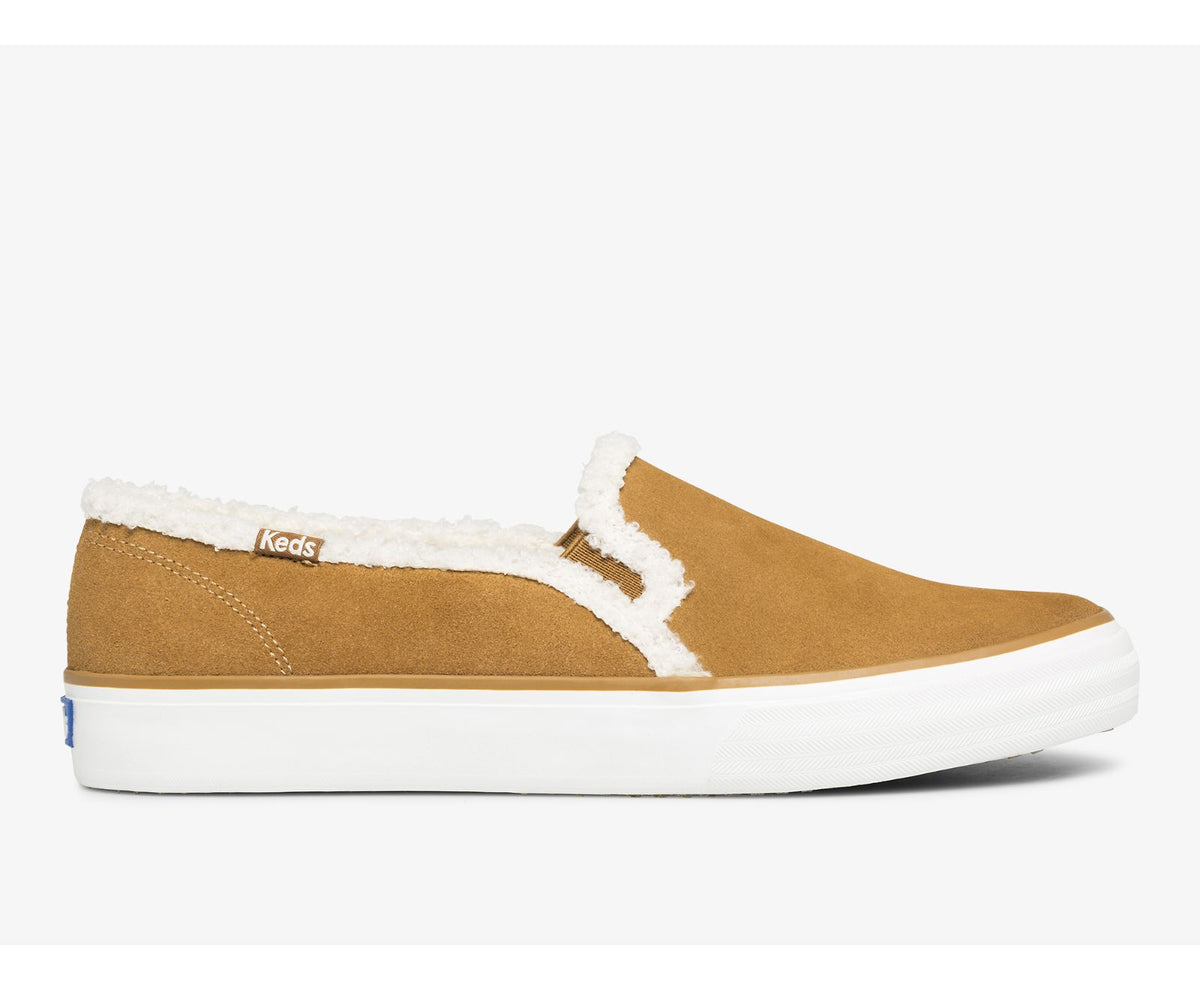 Keds Women Double Decker Suede Faux Shearling