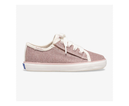 Keds Girls|Boys Little Kid's Kickstart Seasonal Jr Pink Sparkle