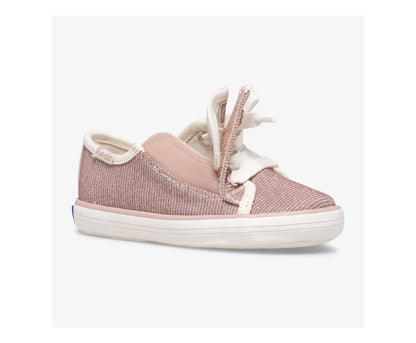 Keds Girls|Boys Little Kid's Kickstart Seasonal Jr Pink Sparkle