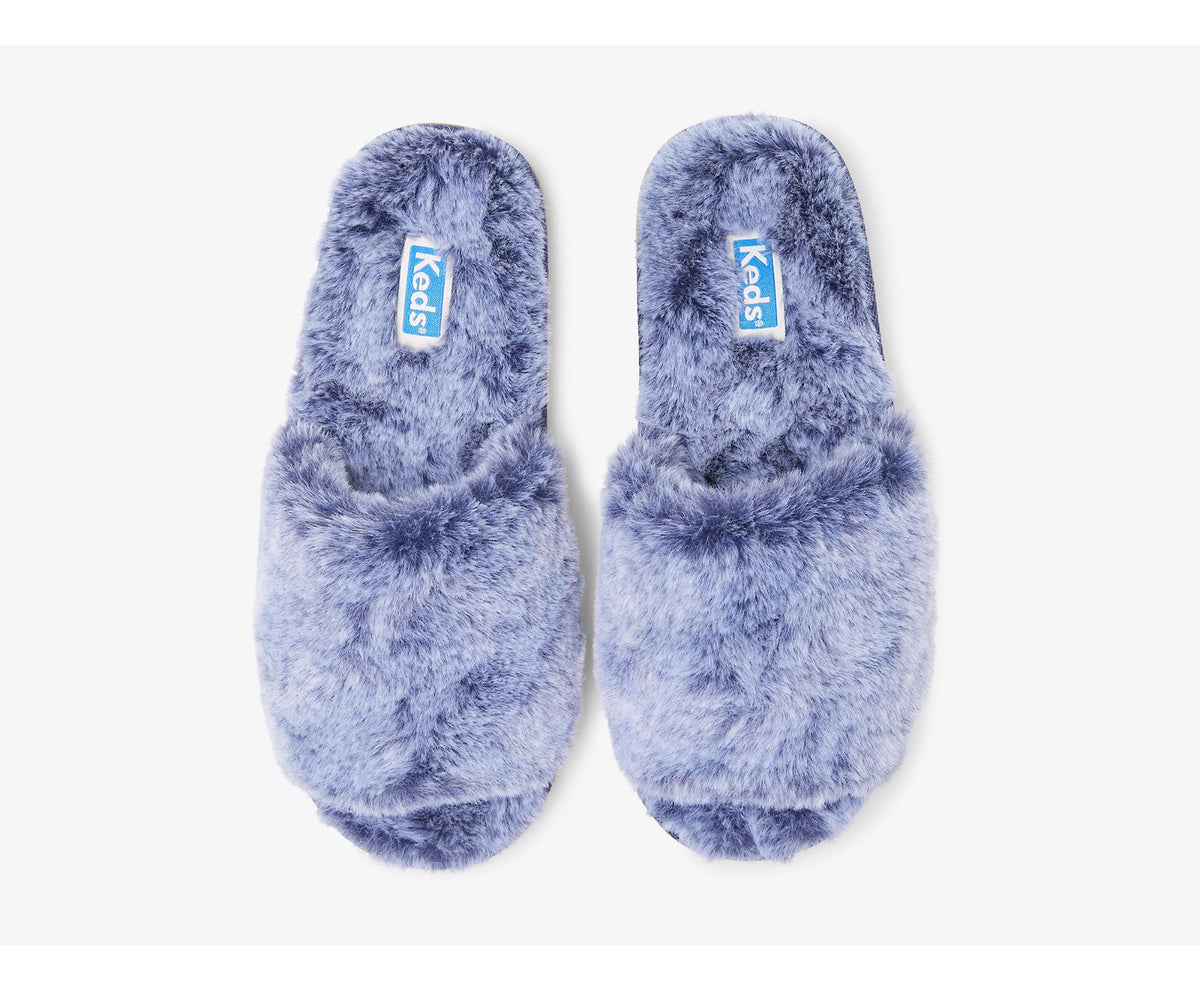 Keds Women Fuzzy Slide Slipper