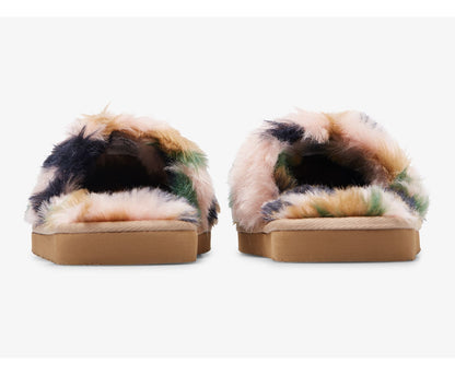 Keds Women Fuzzy Slide Slipper