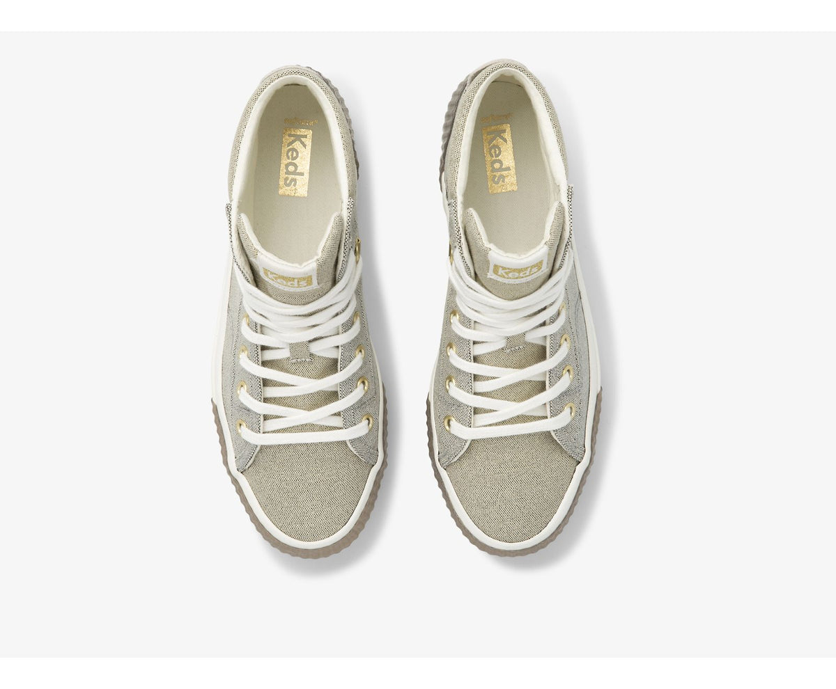 Keds Women Demi TRX Mid Metallic Canvas