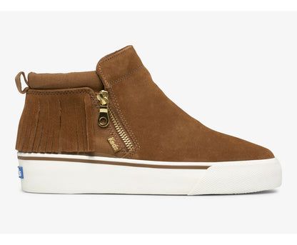 Keds Women Cooper Zip Fringe Suede