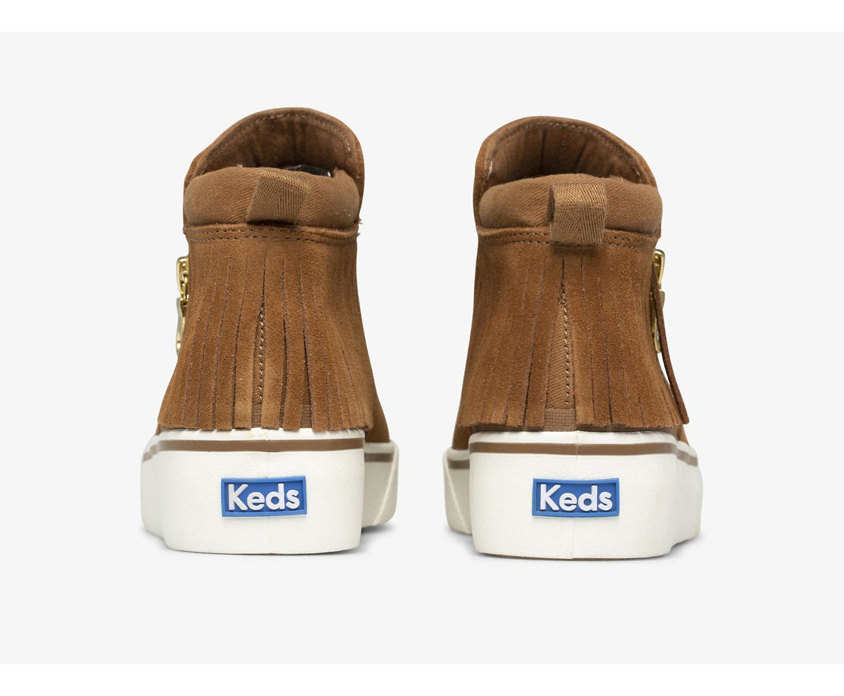 Keds Women Cooper Zip Fringe Suede