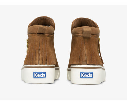 Keds Women Cooper Zip Fringe Suede