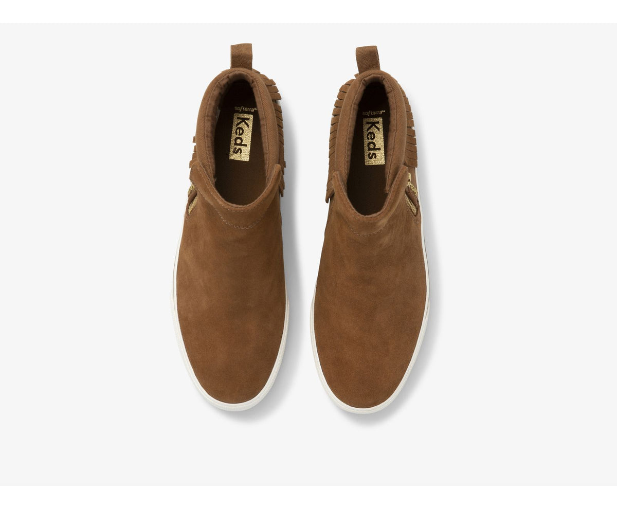 Keds Women Cooper Zip Fringe Suede
