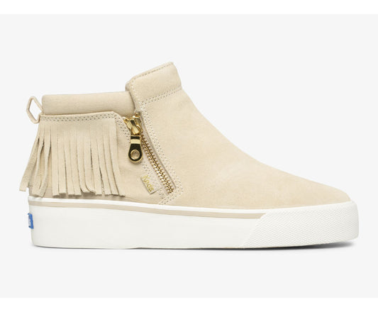 Keds Women Cooper Zip Fringe Suede