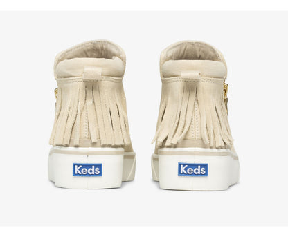 Keds Women Cooper Zip Fringe Suede