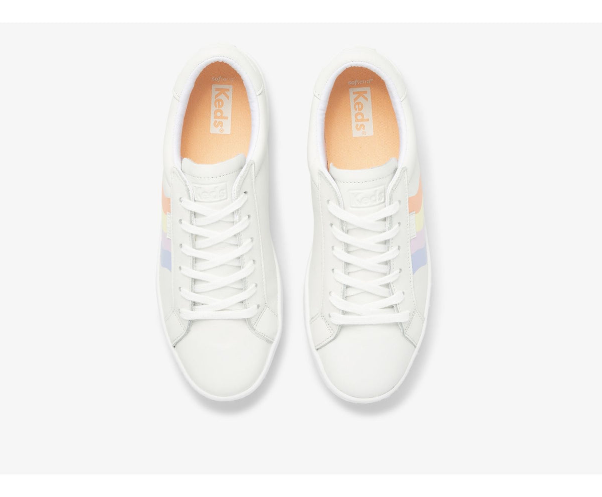 Keds Women Ace Leather Wavy Print