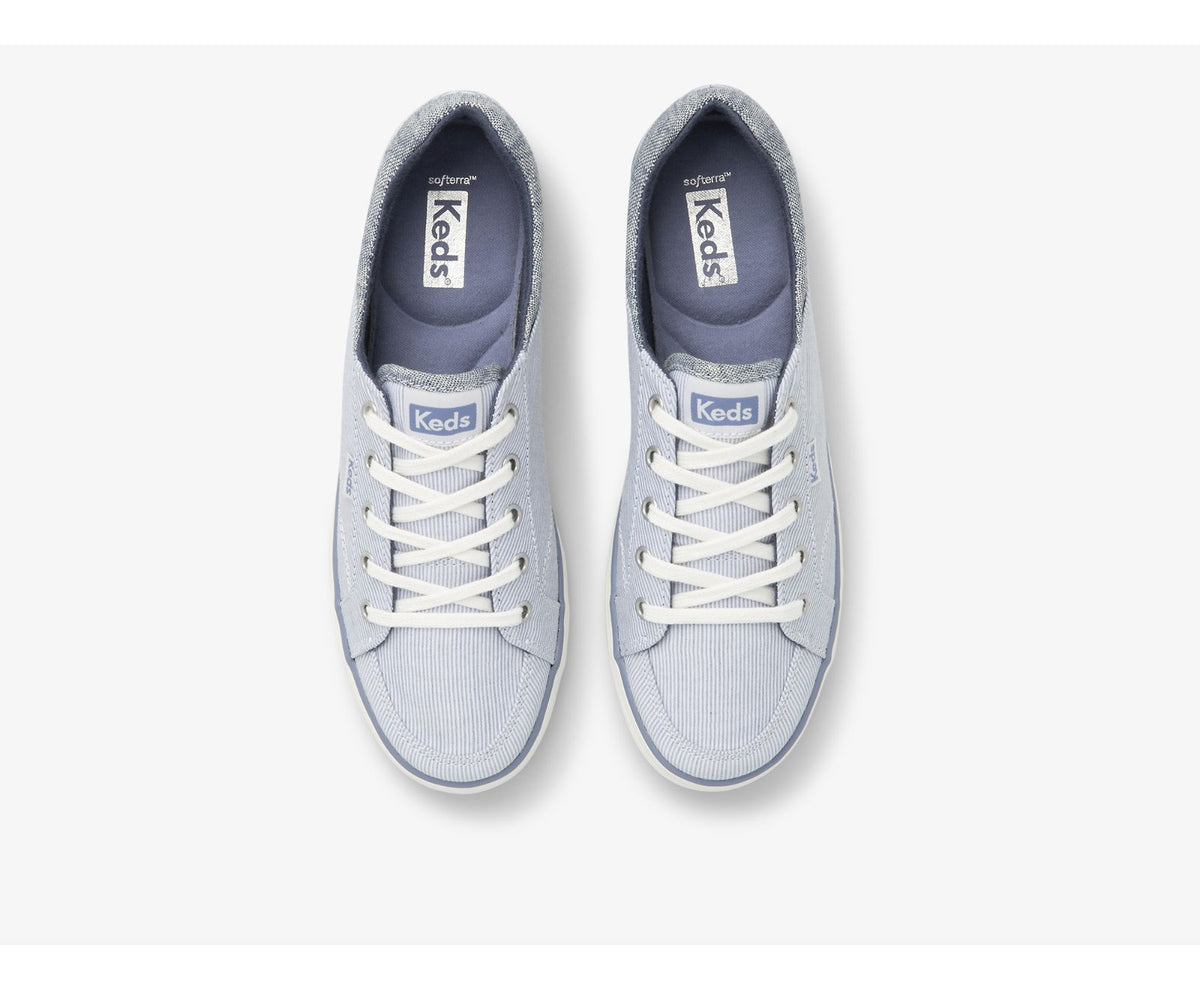Keds Women Center II Chambray Stripe