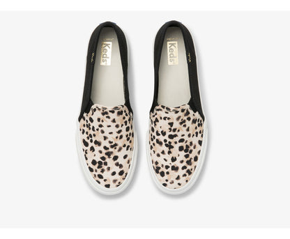 Keds Women Double Decker Leopard Canvas