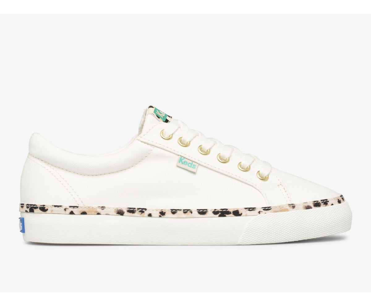 Keds Women Jump Kick Leopard Pop Canvas