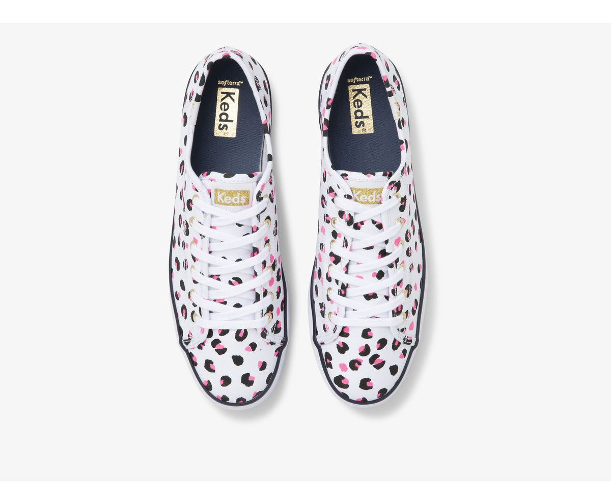 Keds Women Triple Kick Leopard Canvas