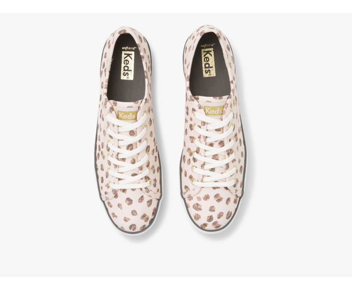 Keds Women Triple Kick Leopard Canvas