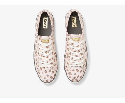 Keds Women Triple Kick Leopard Canvas