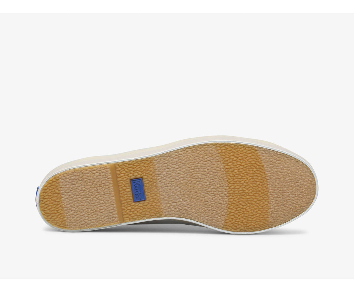 Keds Women Triple Up Canvas Wave Foxing