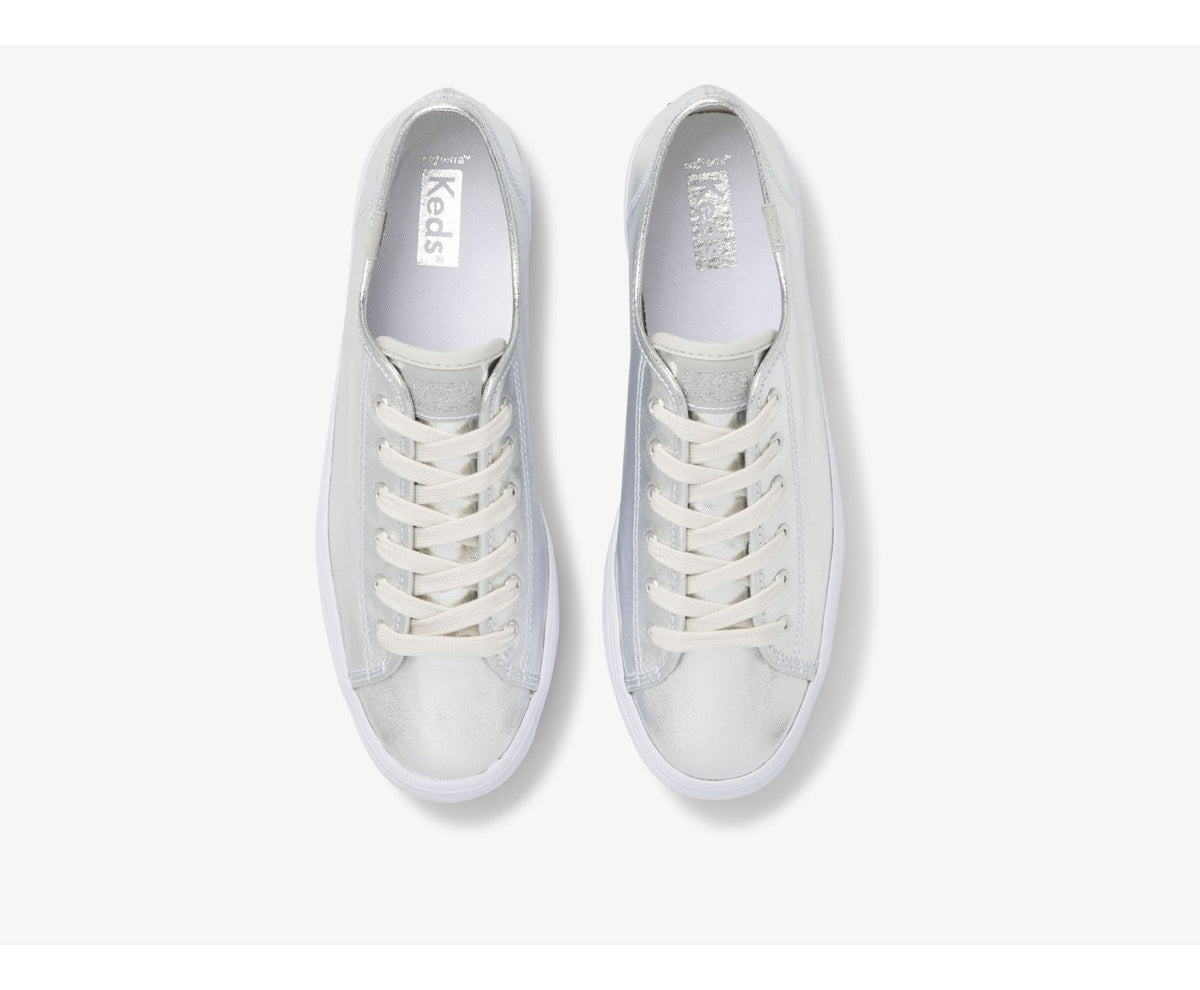 Keds Women Triple Up Metallic Twill