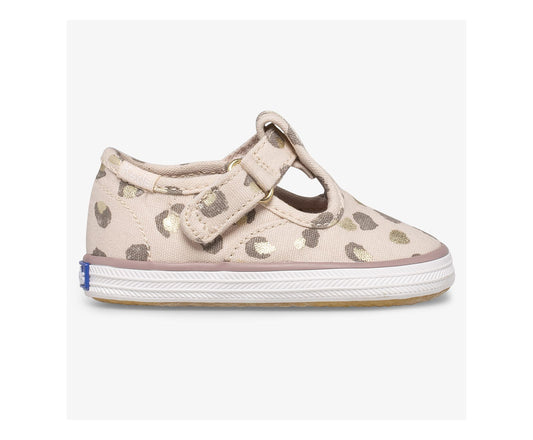 Keds Girls|Boys Little Kid's Champion Lace Toe Cap Tstrap