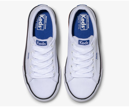 Keds Girls|Boys Big Kid's Jump Kick Canvas